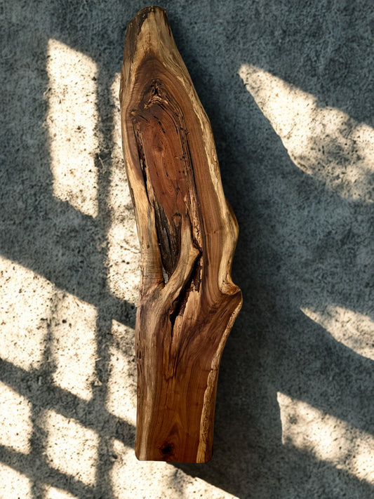 Live-Edge Walnut Wall Art | One-of-a-Kind Natural Wood Decor (54″×12″)