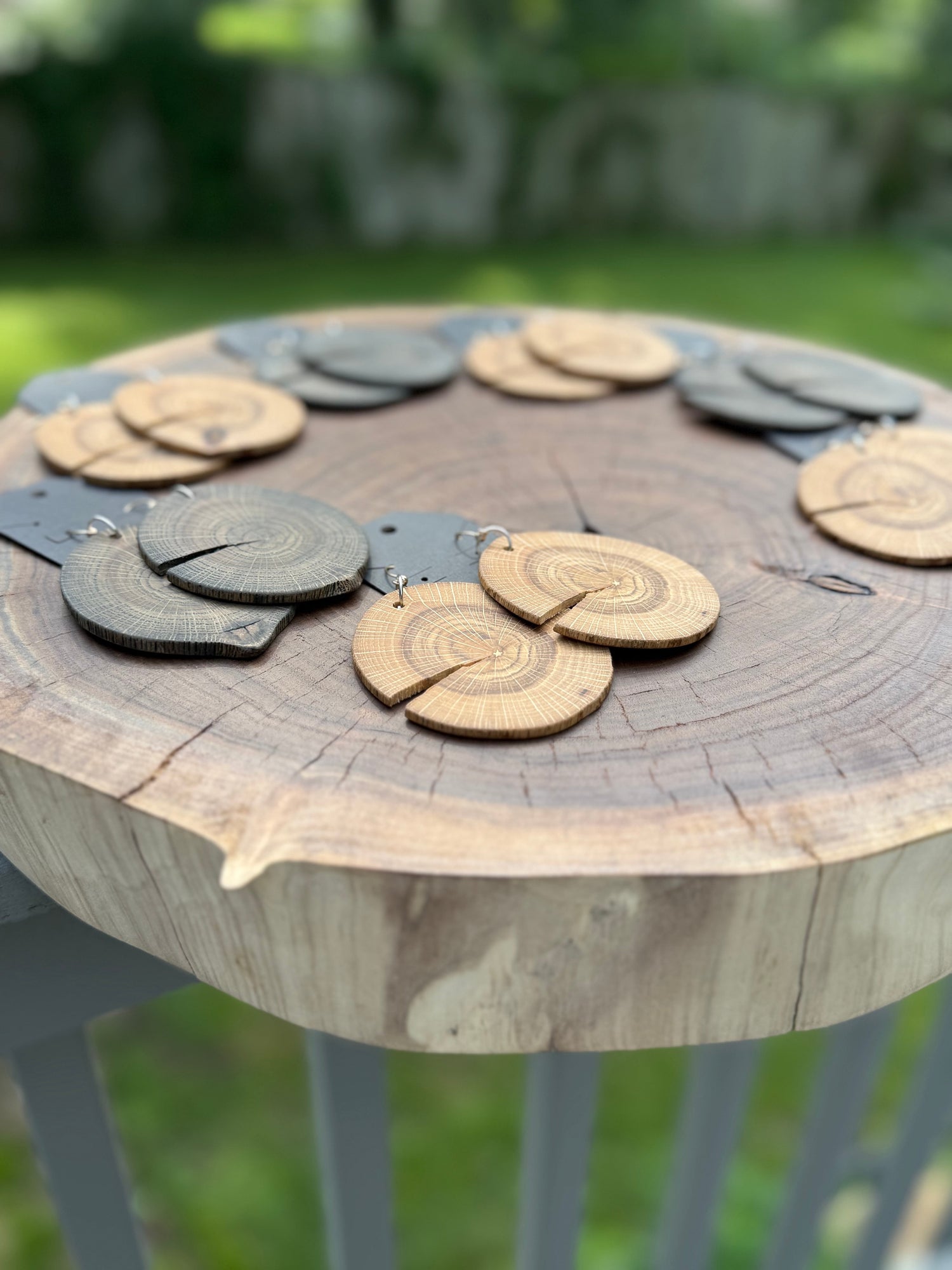 Natural Wood Jewelry - Handcrafted
